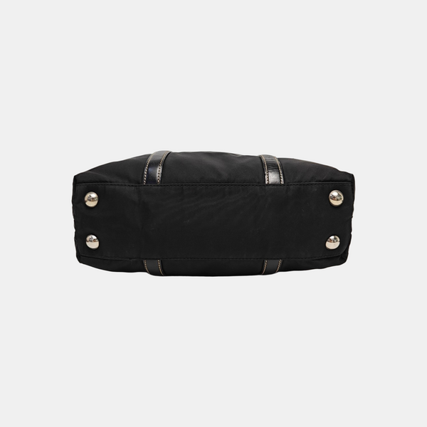 Nylon Shoulder Bag Black