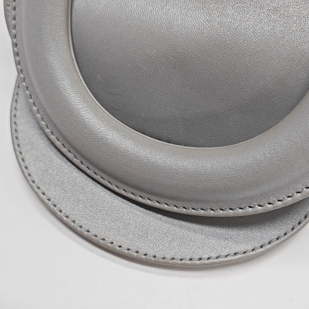 Lady Dior Mini Cannage Lambskin Gray