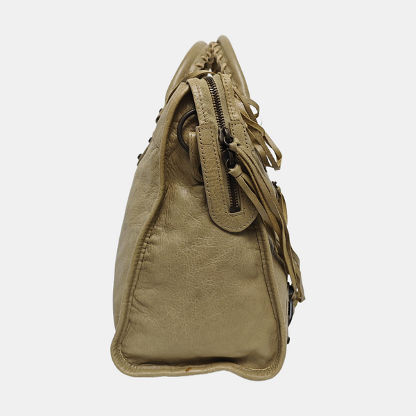 Classic City Medium Lambskin Beige