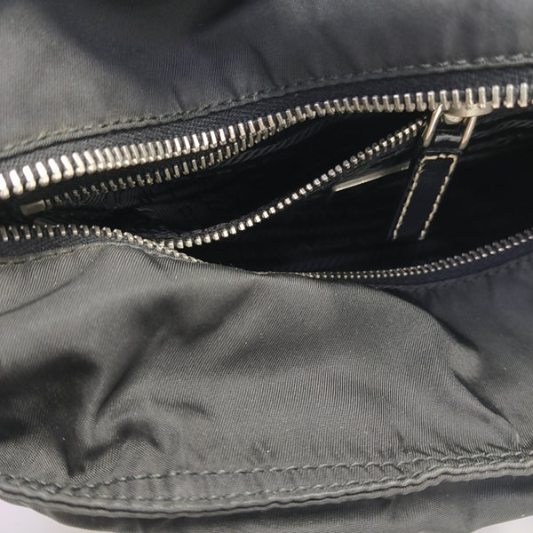 Nylon Shoulder Bag Black