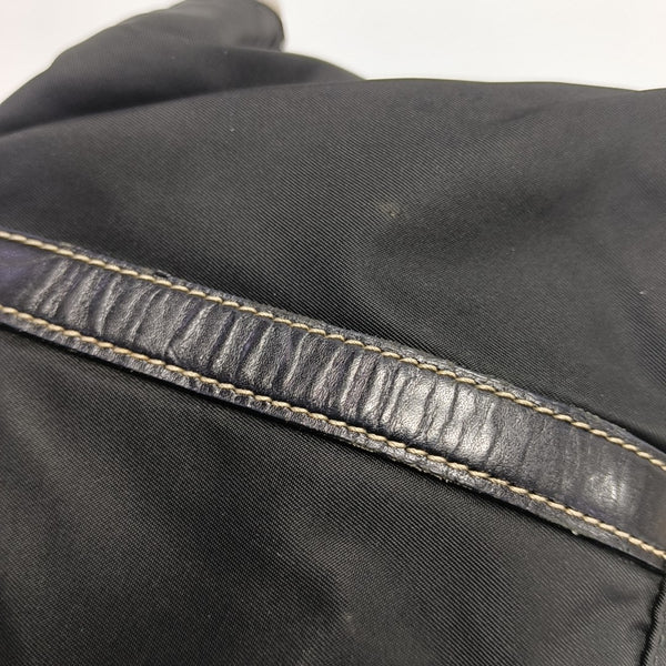 Nylon Shoulder Bag Black