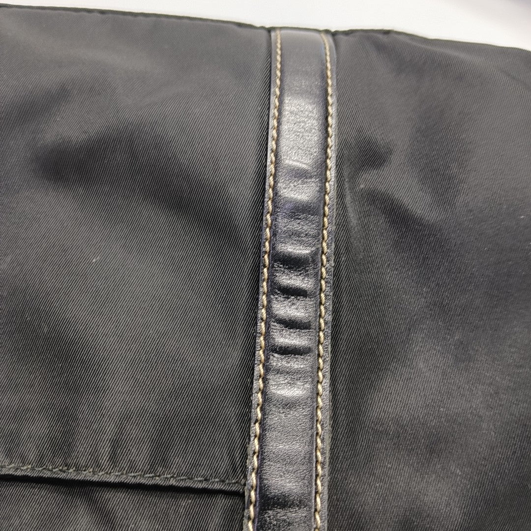 Nylon Shoulder Bag Black
