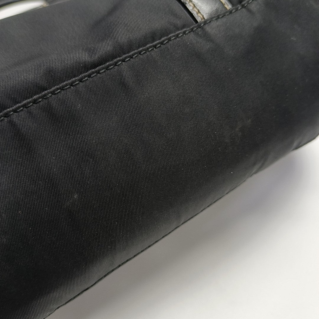 Nylon Shoulder Bag Black