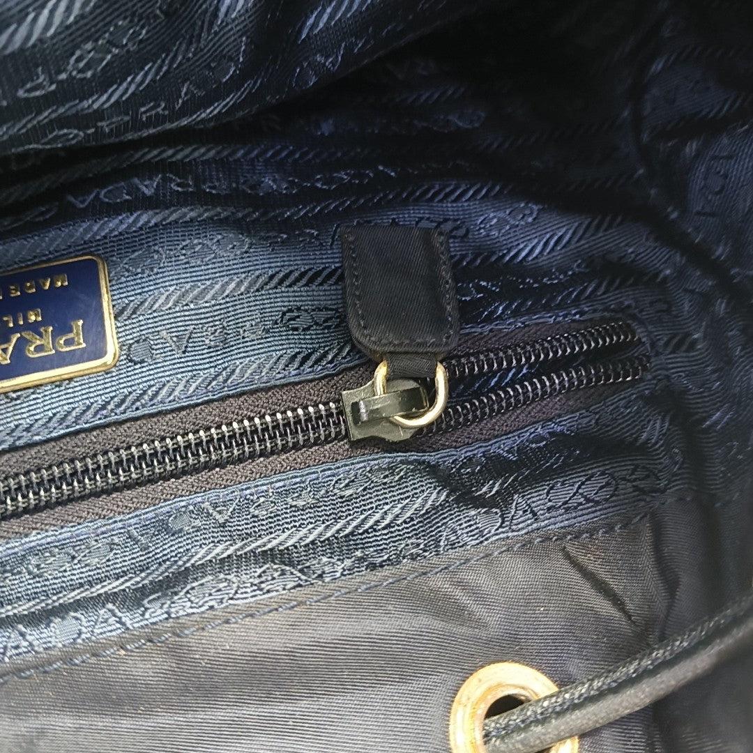 Vela Quilted Nylon Blue