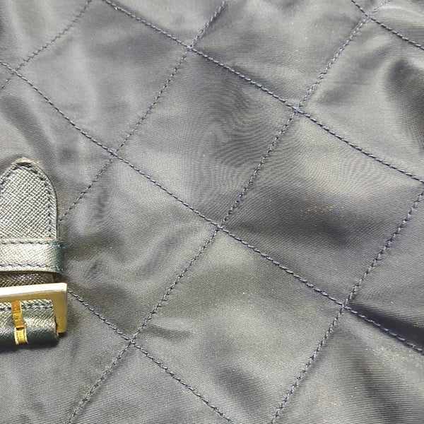 Vela Quilted Nylon Blue