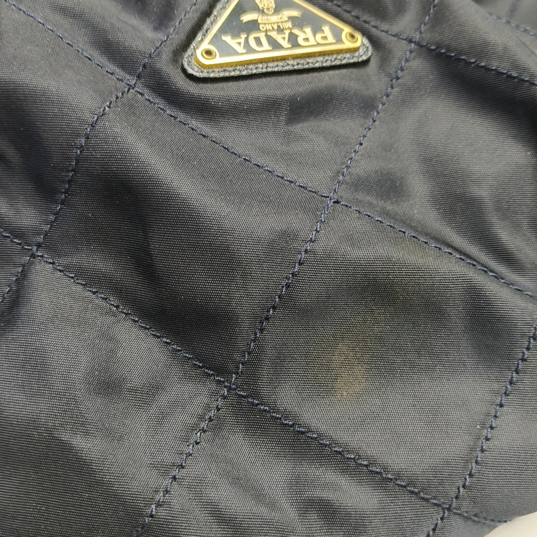 Vela Quilted Nylon Blue