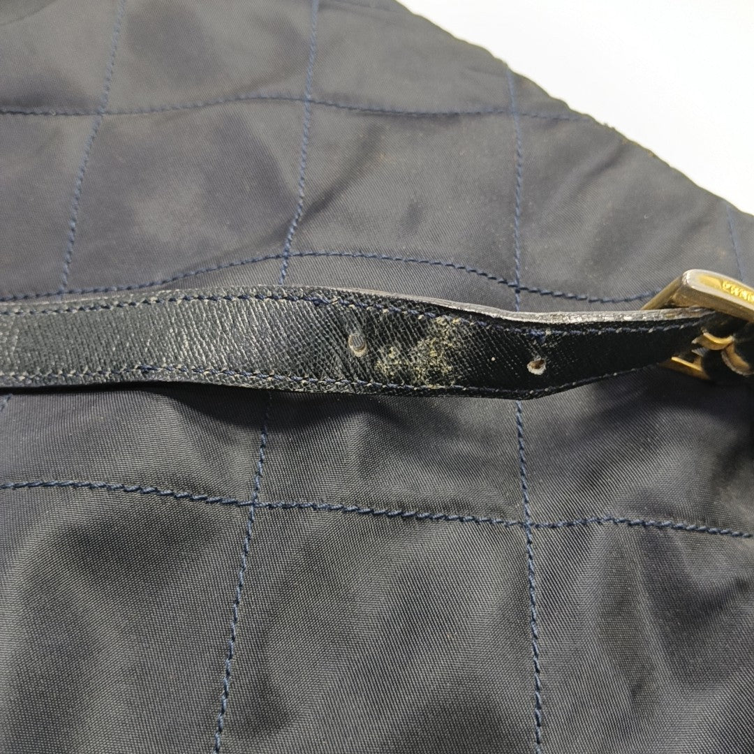Vela Quilted Nylon Blue