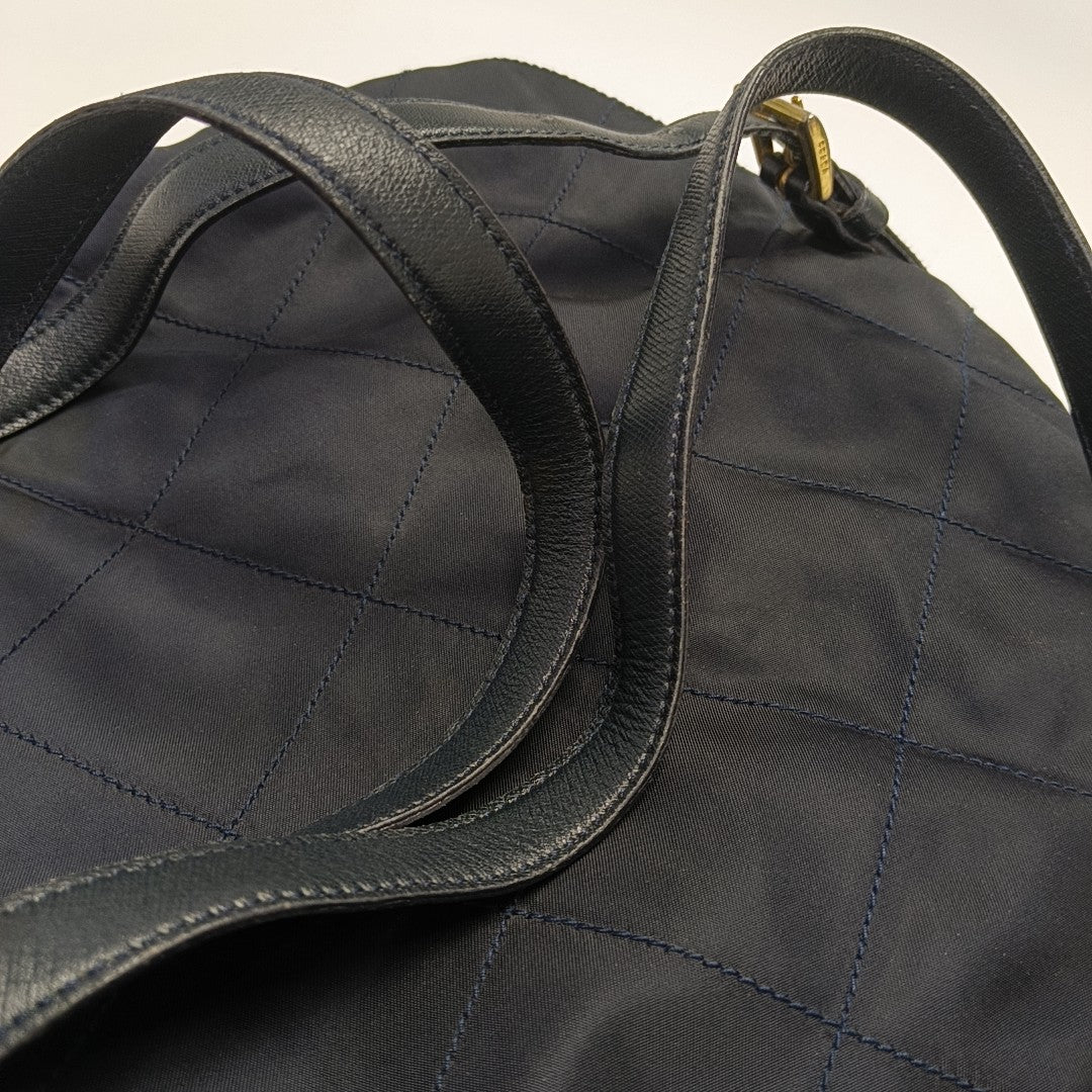 Vela Quilted Nylon Blue