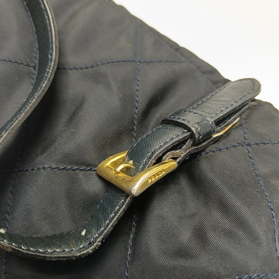 Vela Quilted Nylon Blue