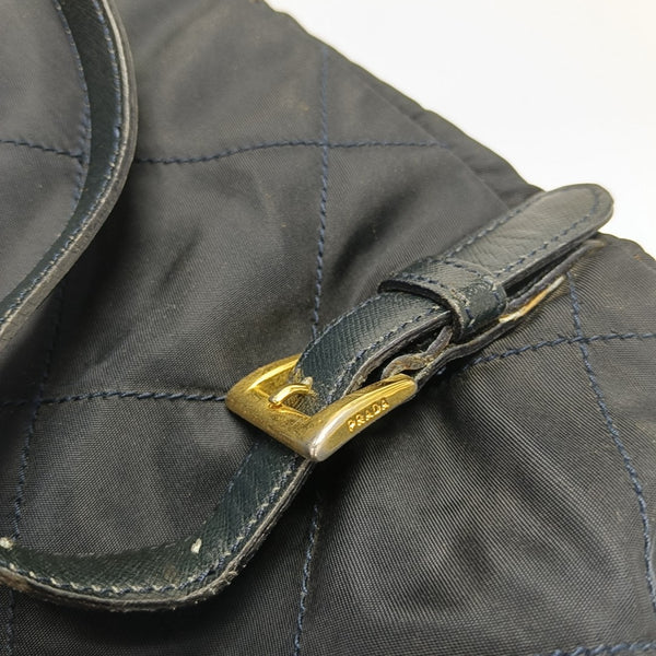 Vela Quilted Nylon Blue