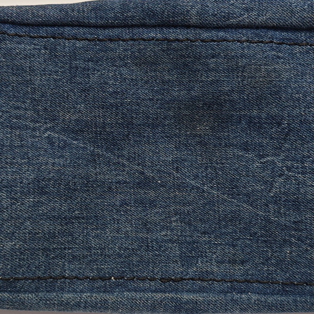 Denim Quilted Denim Blue