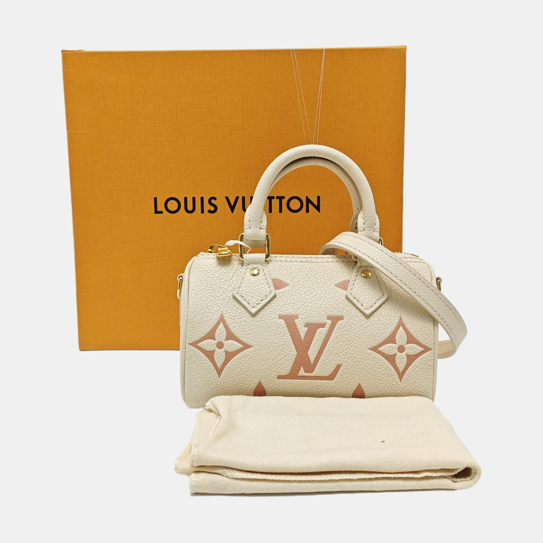 SPEEDY Nano Calfskin Beige