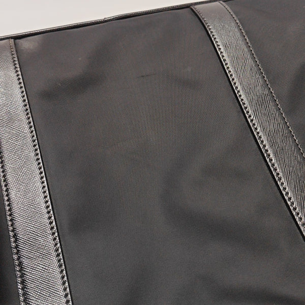 Nylon Top Handle Bag Black