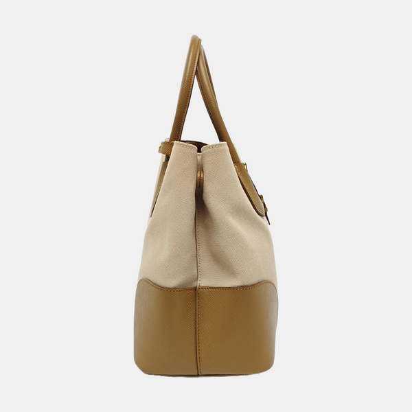 Canvas Tote Bag Beige