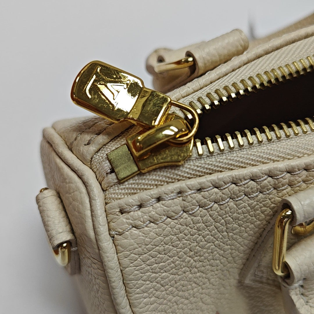 SPEEDY Nano Calfskin Beige