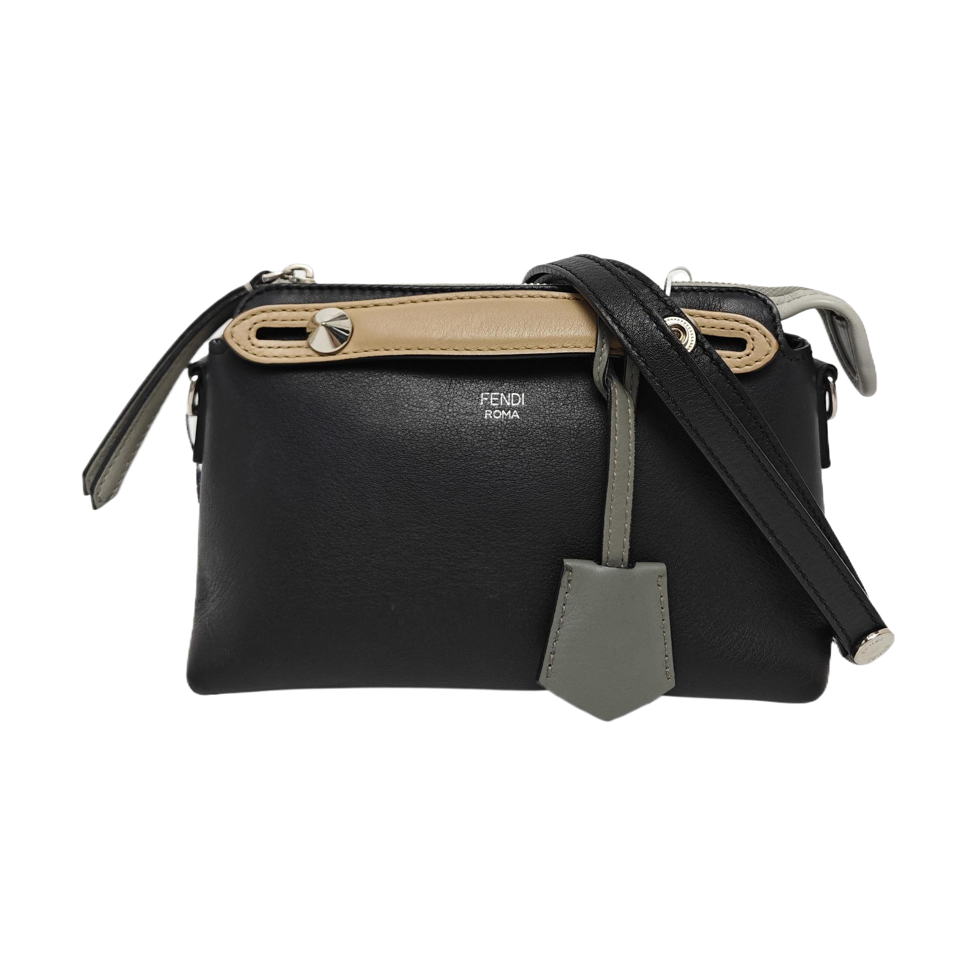 Calfskin Shoulder Bag Black