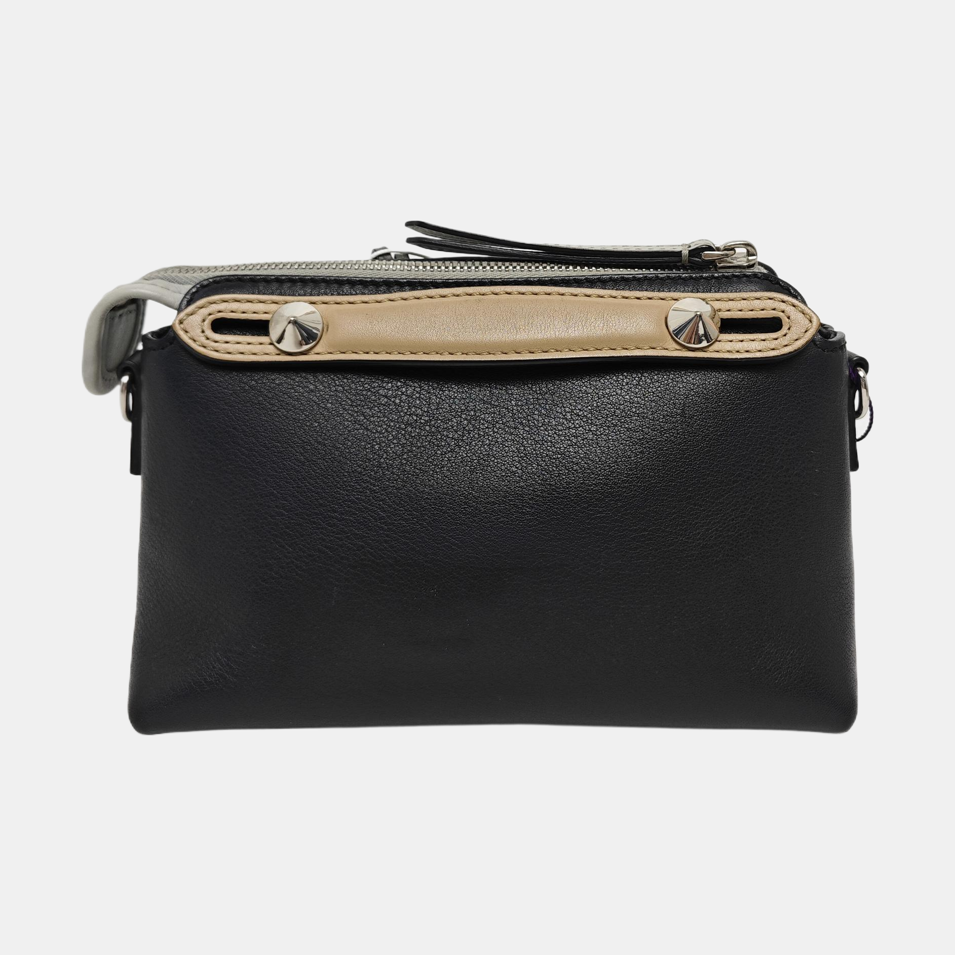 Calfskin Shoulder Bag Black