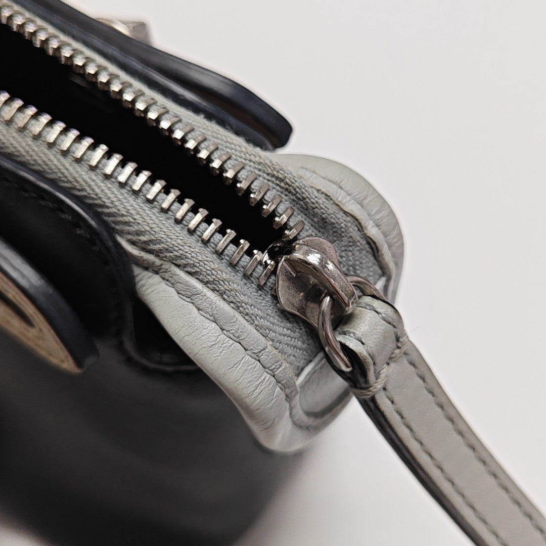 Calfskin Shoulder Bag Black
