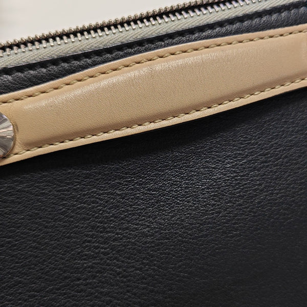 Calfskin Shoulder Bag Black
