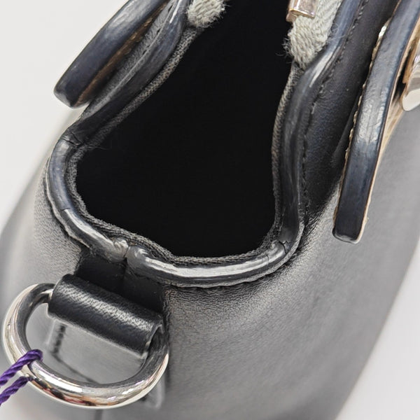 Calfskin Shoulder Bag Black