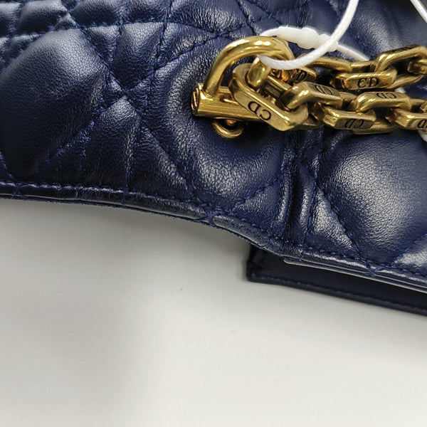 Dioraddict Cannage Lambskin Blue