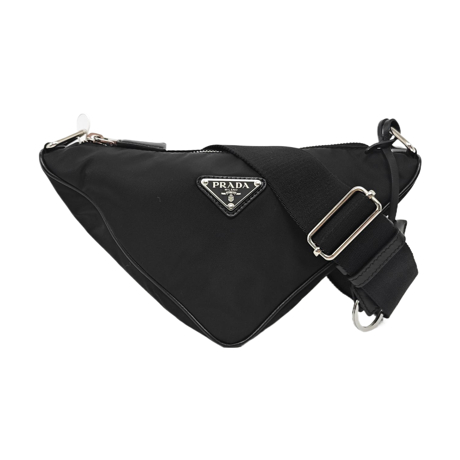 Nylon Shoulder Bag Black