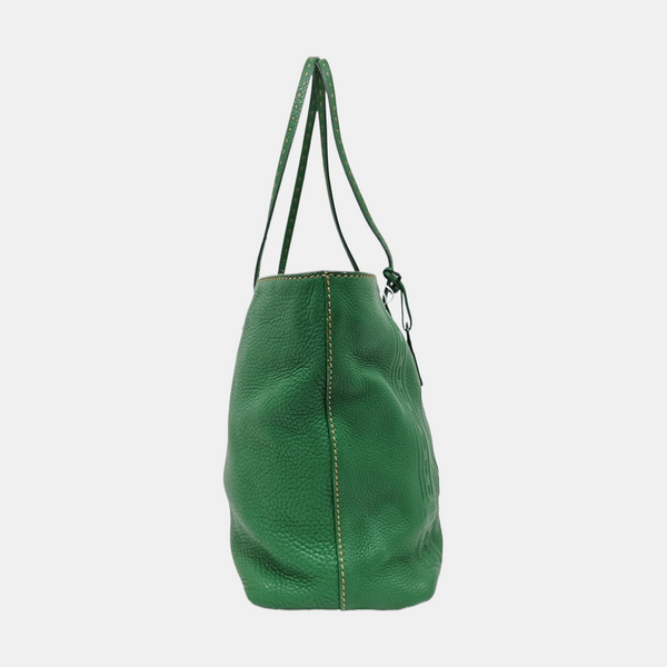 Calfskin Tote Bag Green