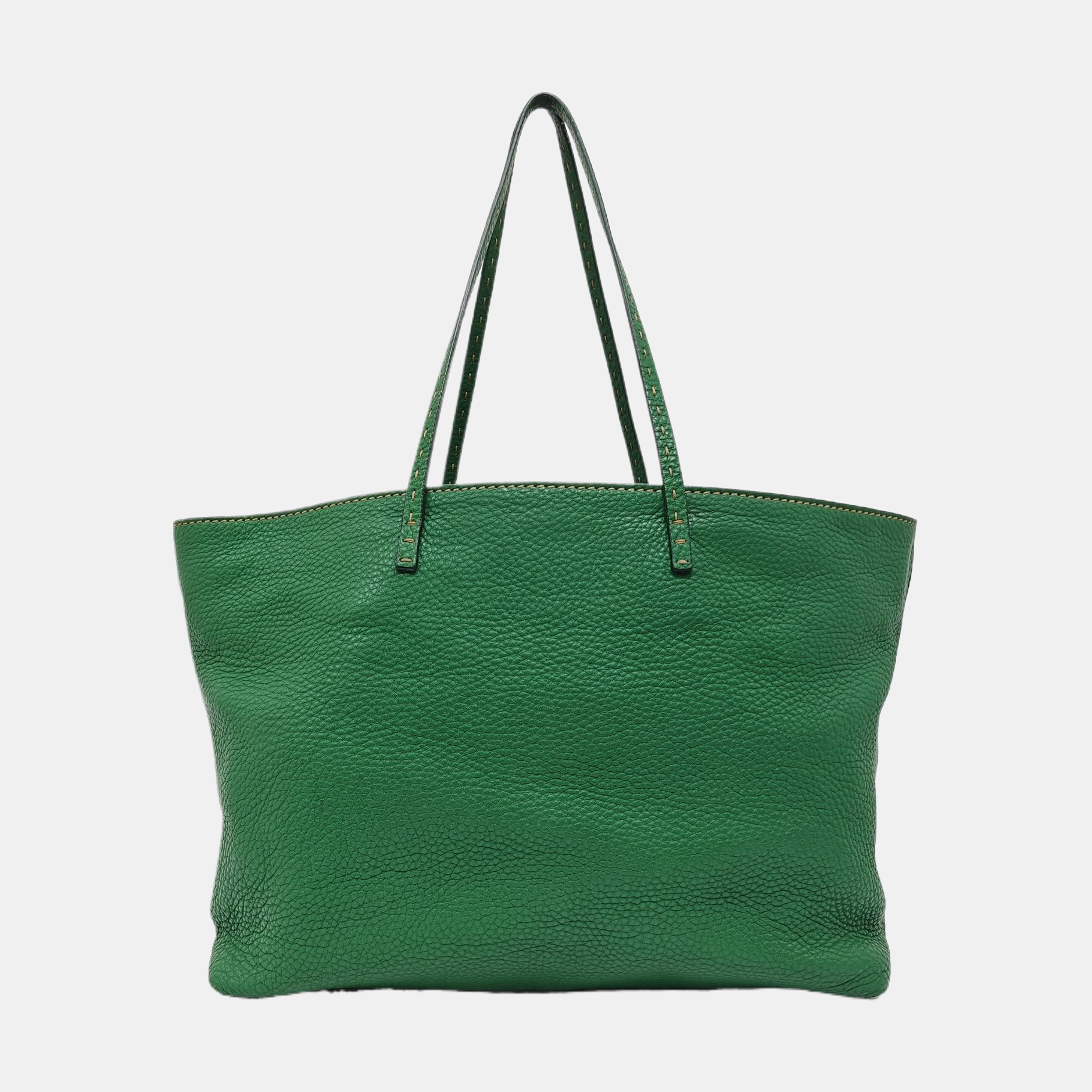 Calfskin Tote Bag Green