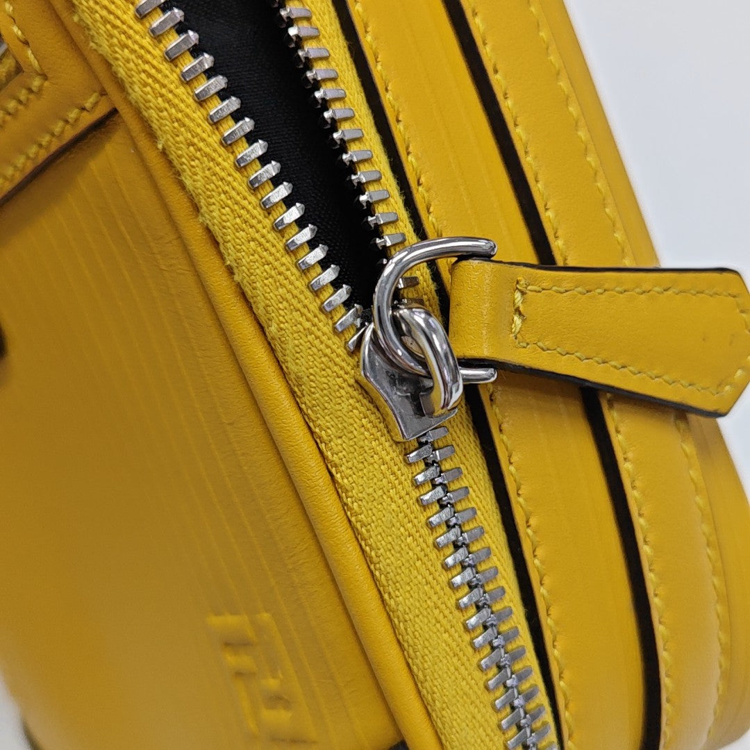 Calfskin Shoulder Bag Mini Yellow