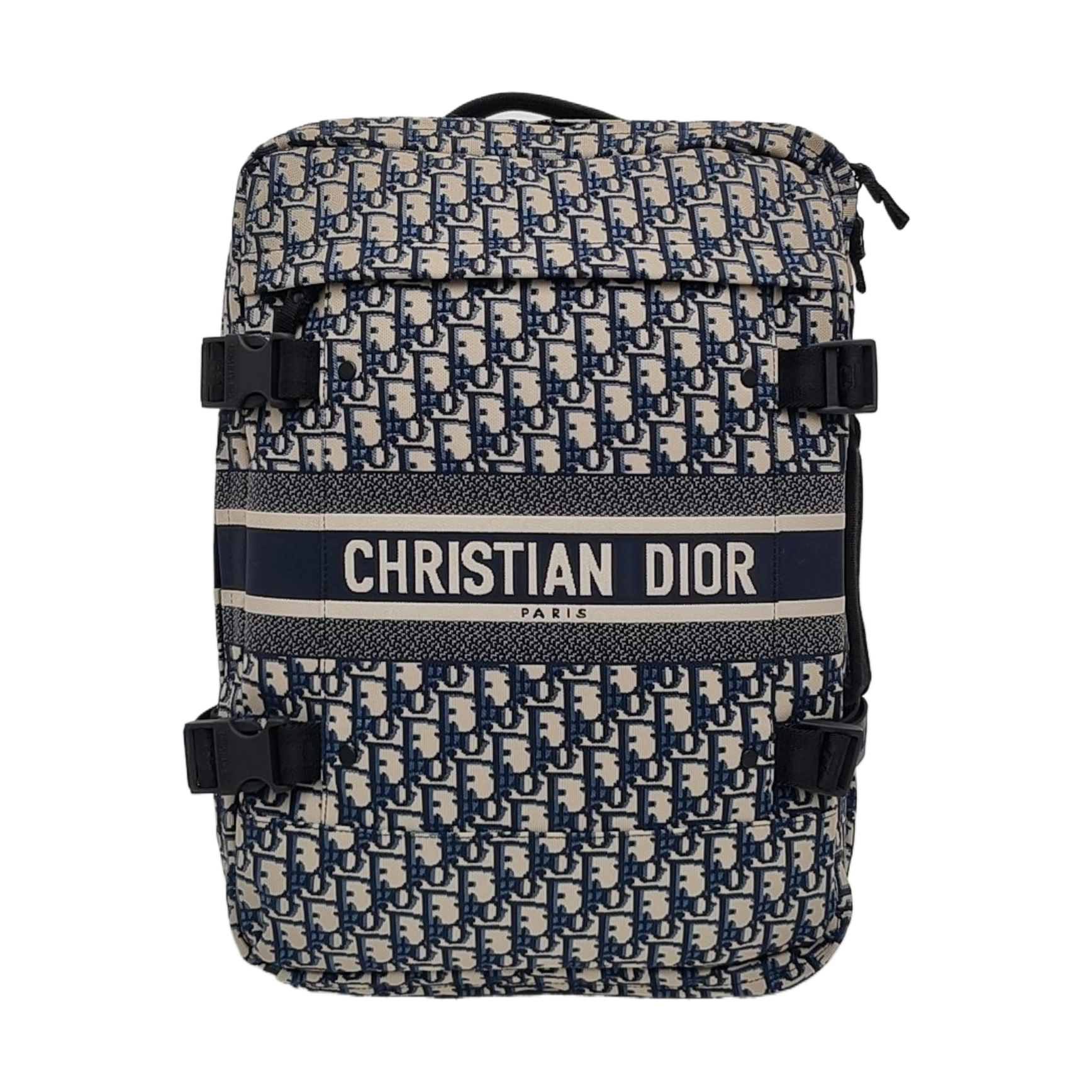 Diortravel Mini Oblique Fabric Blue