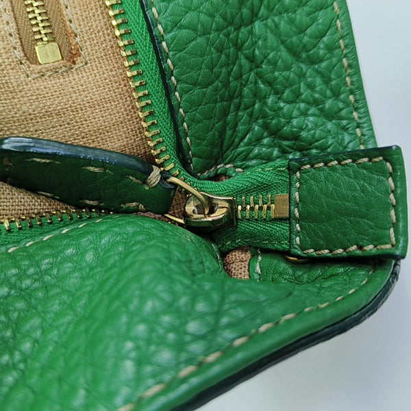 Calfskin Tote Bag Green