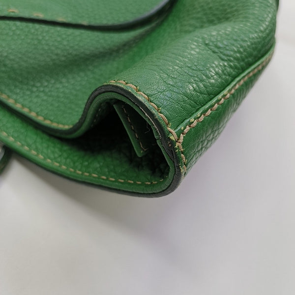 Calfskin Tote Bag Green
