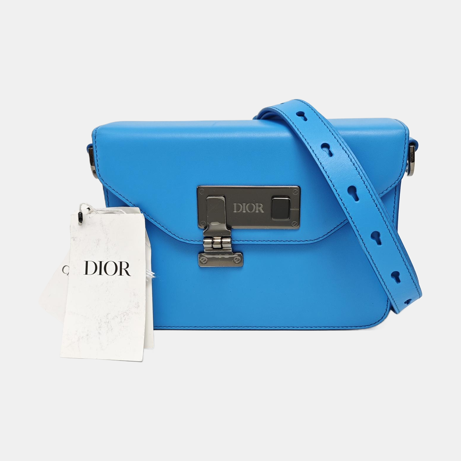 Lock Calfskin Blue