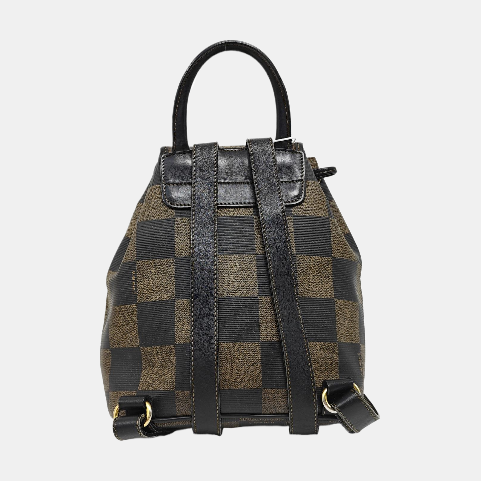 Coated Canvas Backpack Multicolor