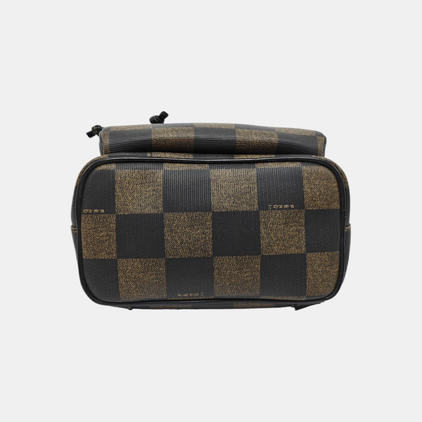 Coated Canvas Backpack Multicolor