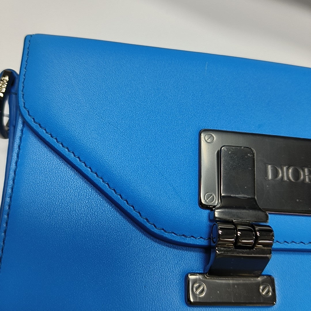 Lock Calfskin Blue