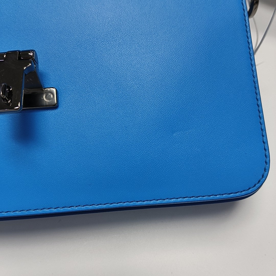 Lock Calfskin Blue