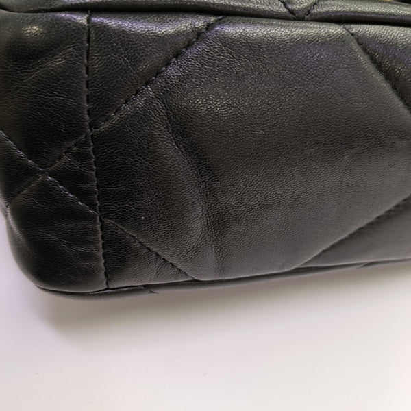 CHANEL 19 Small Quilted Lambskin Black