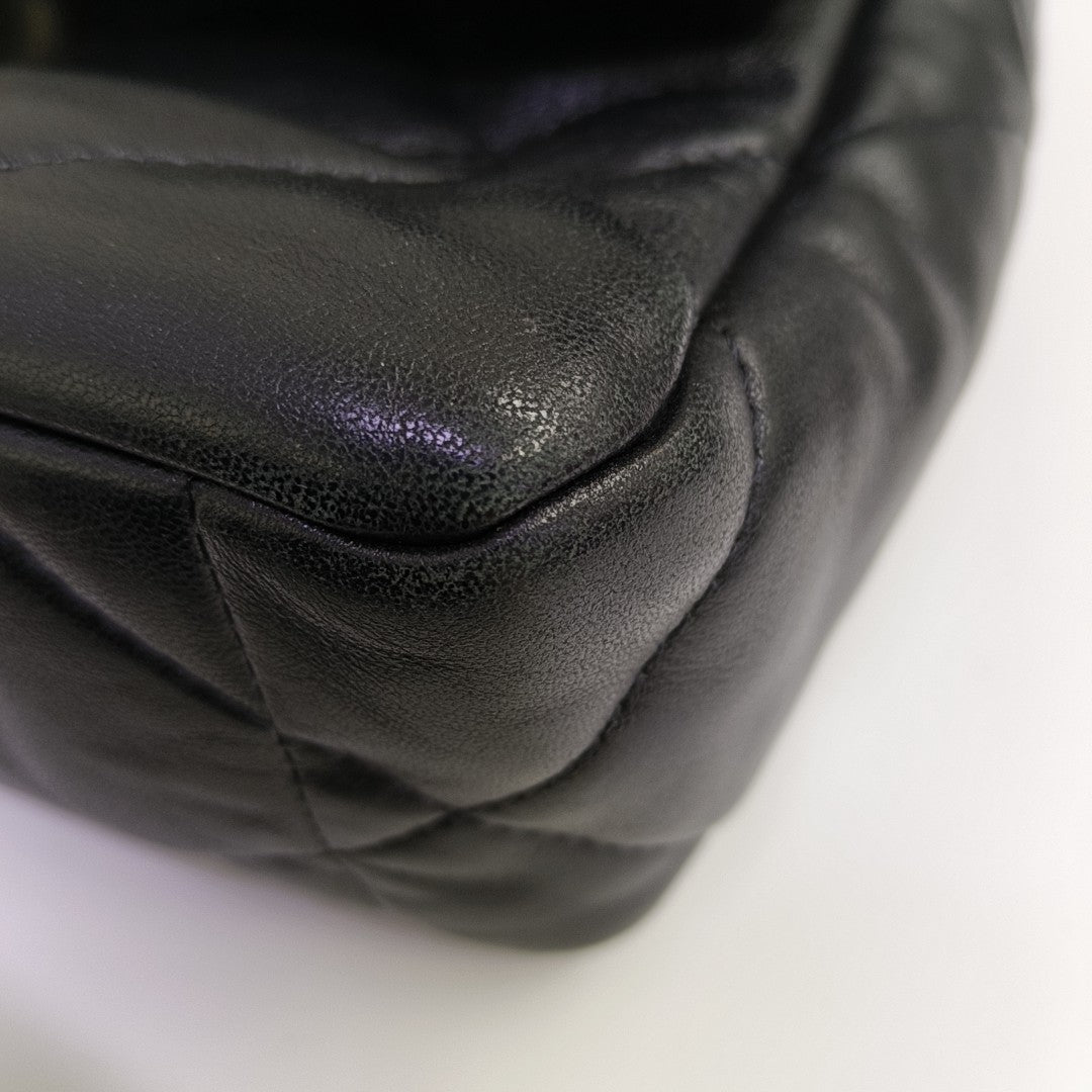CHANEL 19 Small Quilted Lambskin Black