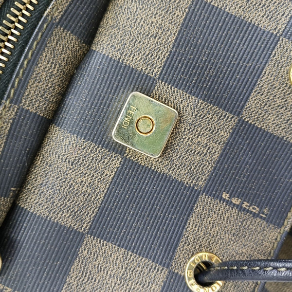 Coated Canvas Backpack Multicolor