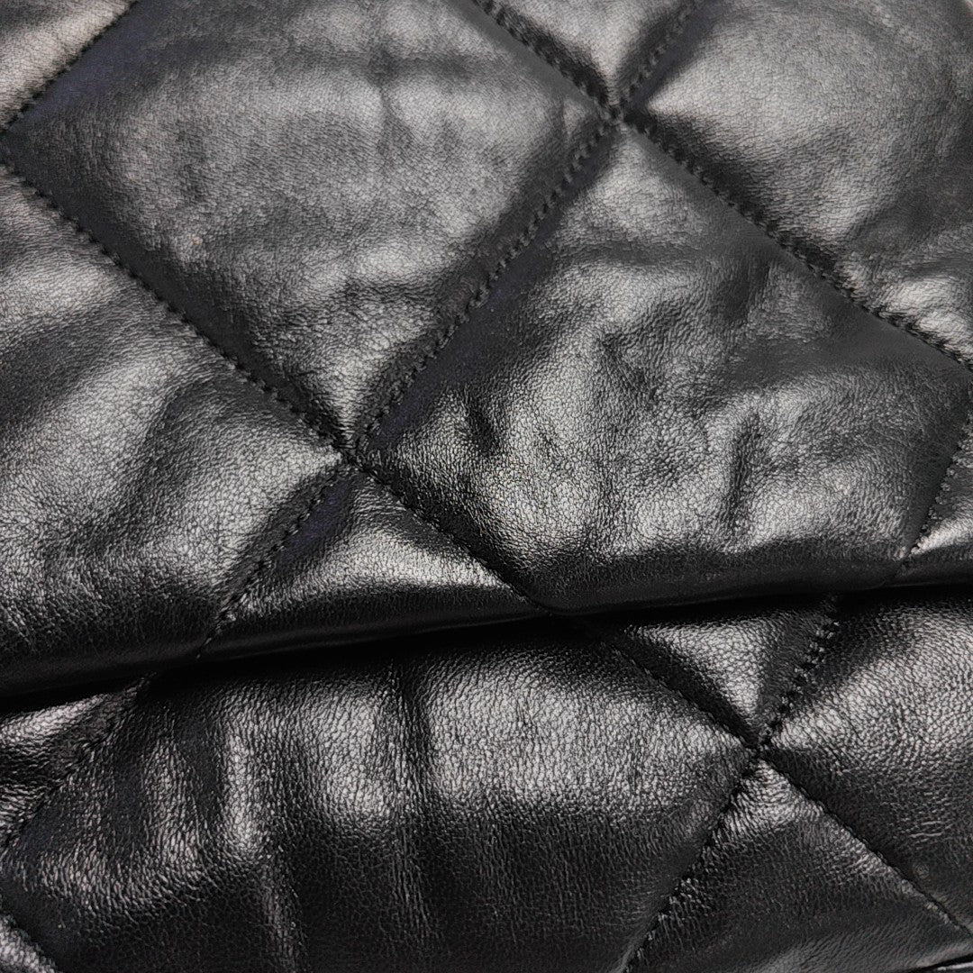 CHANEL 19 Small Quilted Lambskin Black