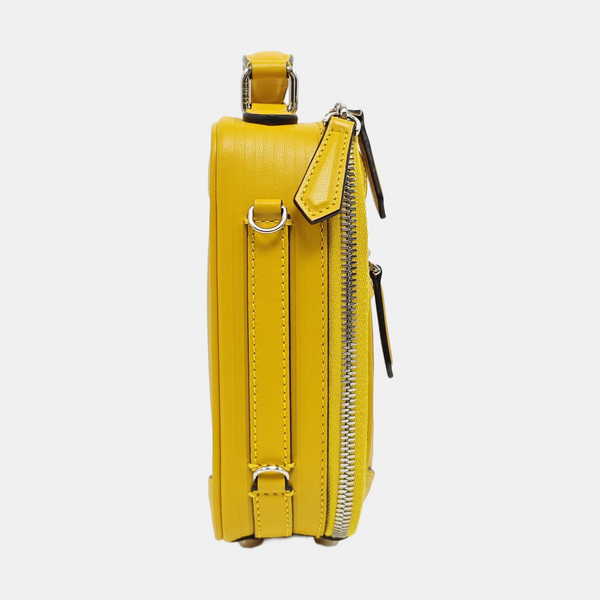 Calfskin Shoulder Bag Mini Yellow
