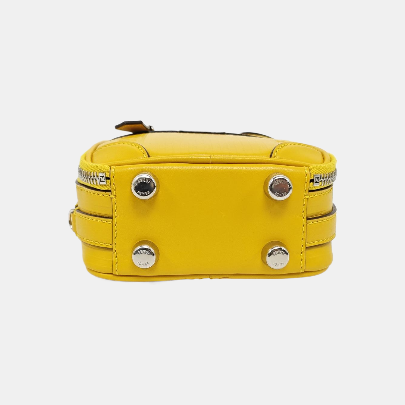 Calfskin Shoulder Bag Mini Yellow