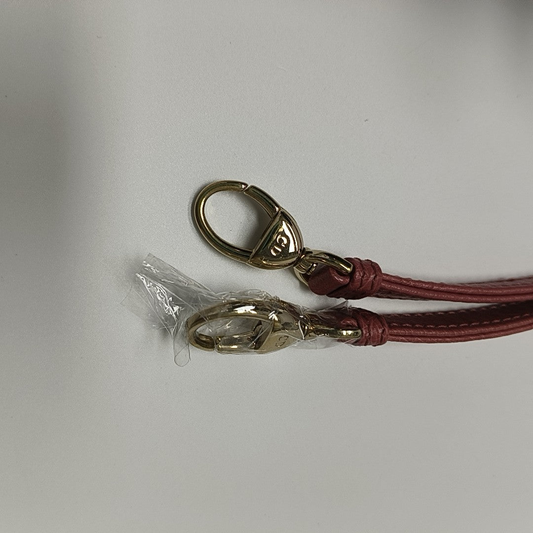 Lady Dior Super Mini Ostrich Red