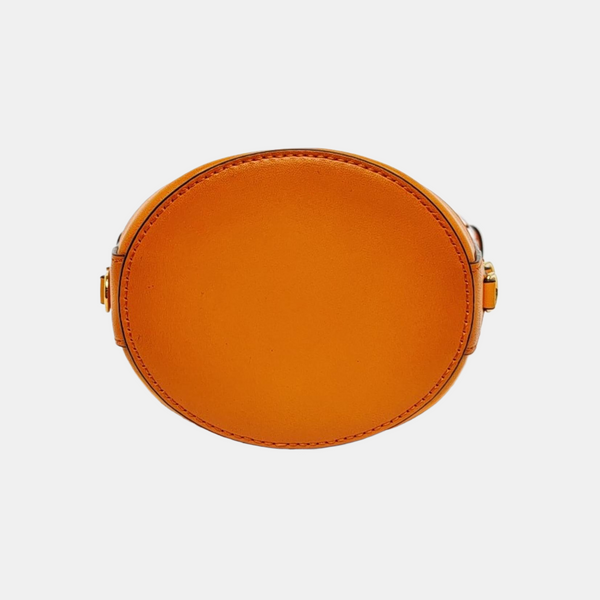 Calfskin Bucket Bag Orange