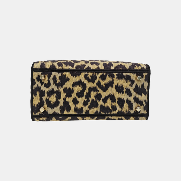 Lady Dior Medium Fabric Beige