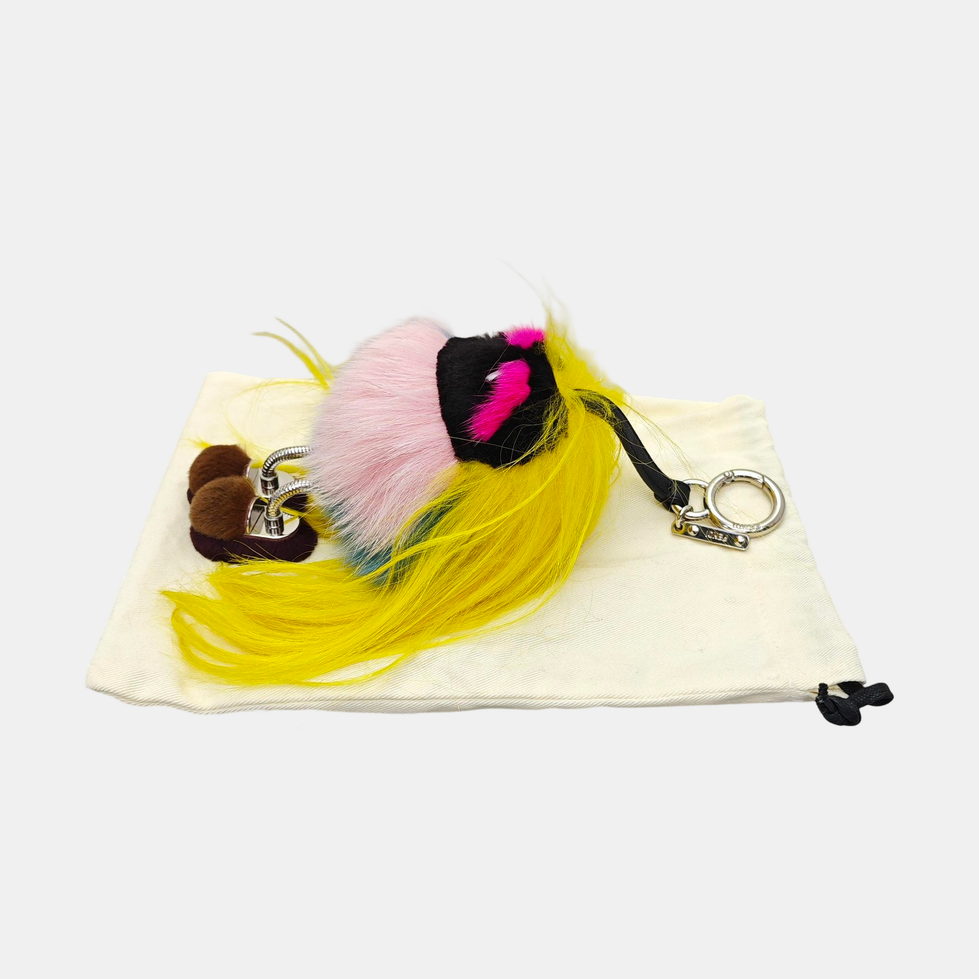 Authenticated pre-owned  Fabric Multicolor Bag Charm - Bag Charm at Looply
