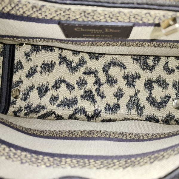 Lady Dior Medium Fabric Beige