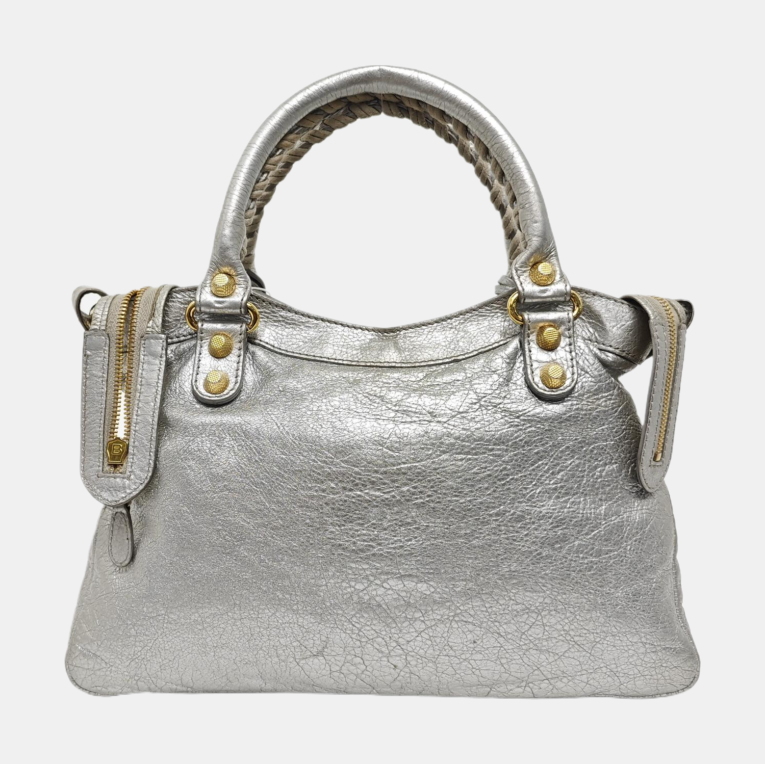 Classic City Small Lambskin Silver