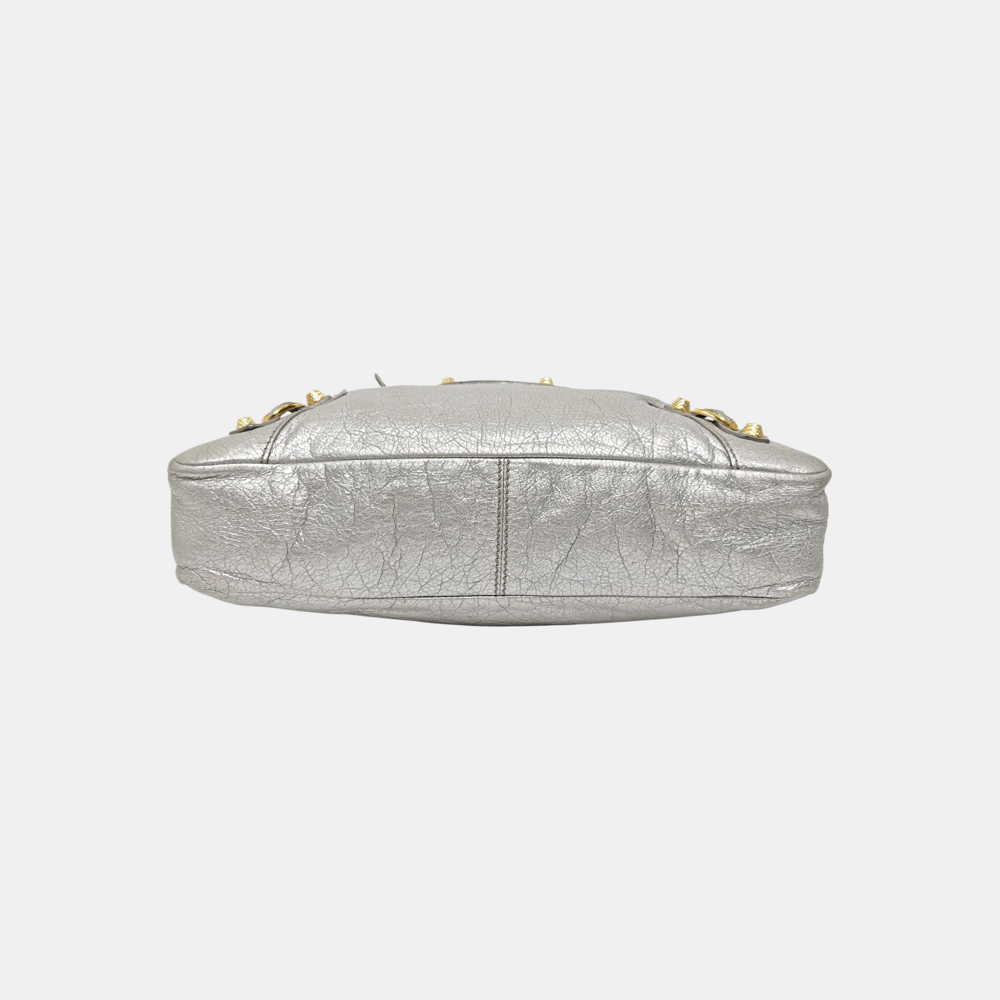 Classic City Small Lambskin Silver